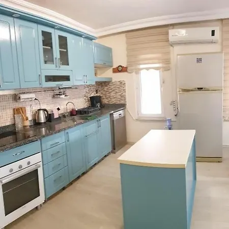 Greenvilla3 Belek-15 Beds-7rooms Full Triplex In With 10meter Private Pool & Garden Wi-fi- Full Kitchen & Bed Equipments-new Air Conditions Free Parking 3shower & Wc Villa *