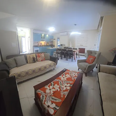 Greenvilla3 Belek-15 Beds-7rooms Full Triplex In With 10meter Private Pool & Garden Wi-fi- Full Kitchen & Bed Equipments-new Air Conditions Free Parking 3shower & Wc