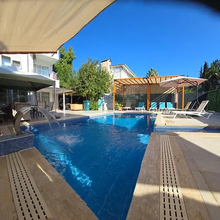 Villa Greenvilla3 Belek-15 Beds-7rooms Full Triplex In With 10meter Private Pool & Garden Wi-fi- Full Kitchen & Bed Equipments-new Air Conditions Free Parking 3shower & Wc