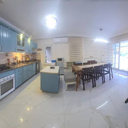 Greenvilla3 Belek-15 Beds-7rooms Full Triplex In With 10meter Private Pool & Garden Wi-fi- Full Kitchen & Bed Equipments-new Air Conditions Free Parking 3shower & Wc *