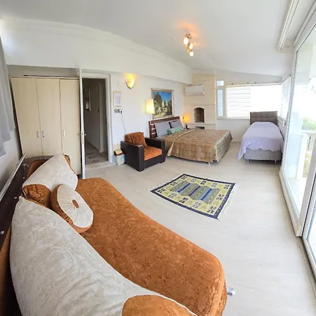 Greenvilla3 Belek-15 Beds-7rooms Full Triplex In With 10meter Private Pool & Garden Wi-fi- Full Kitchen & Bed Equipments-new Air Conditions Free Parking 3shower & Wc Belek